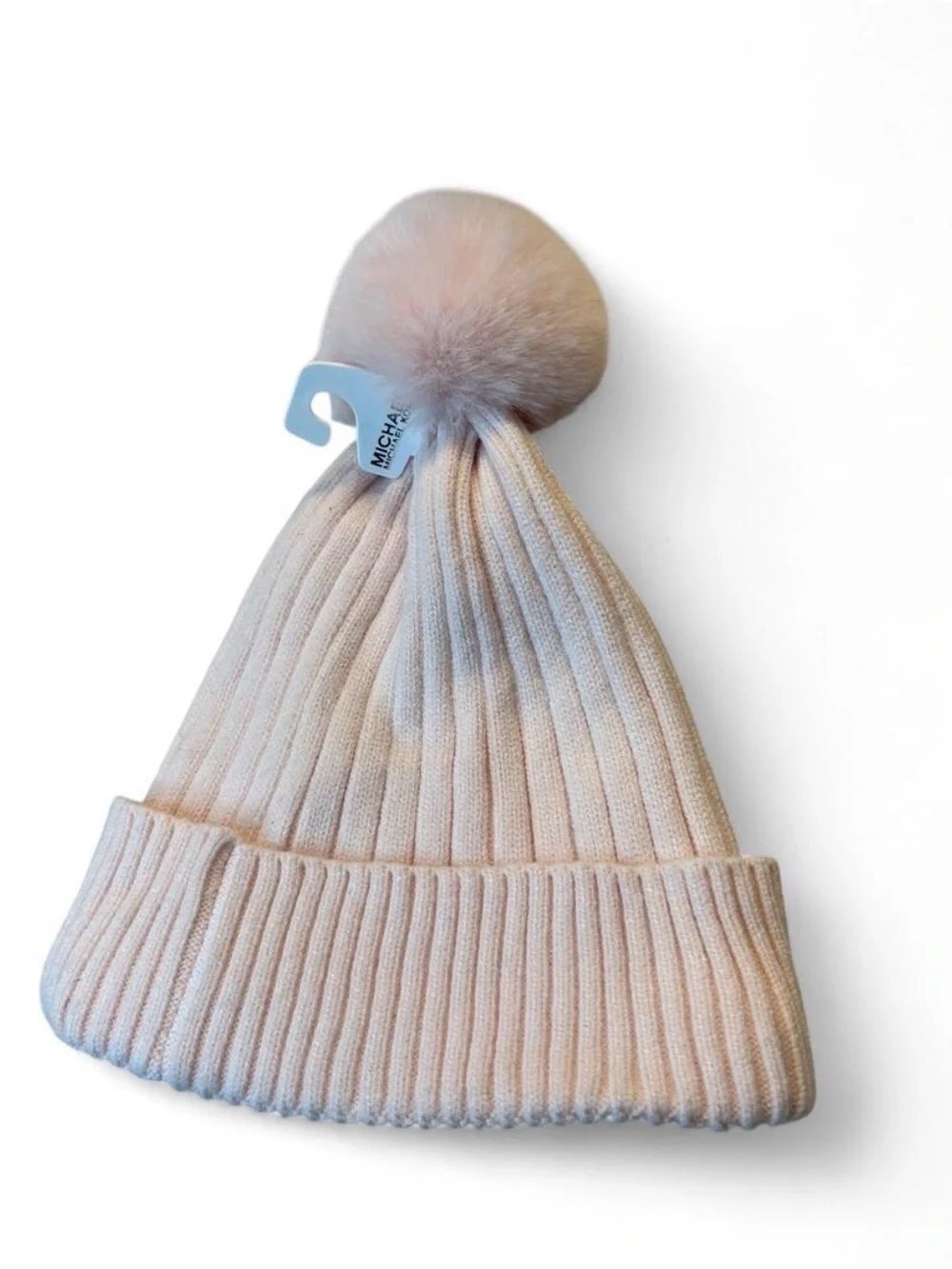 Michael Kors Kids Pink Pom Beanie